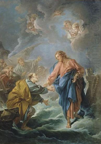 Saint Peter Attempting to Walk on Water, Francois Boucher